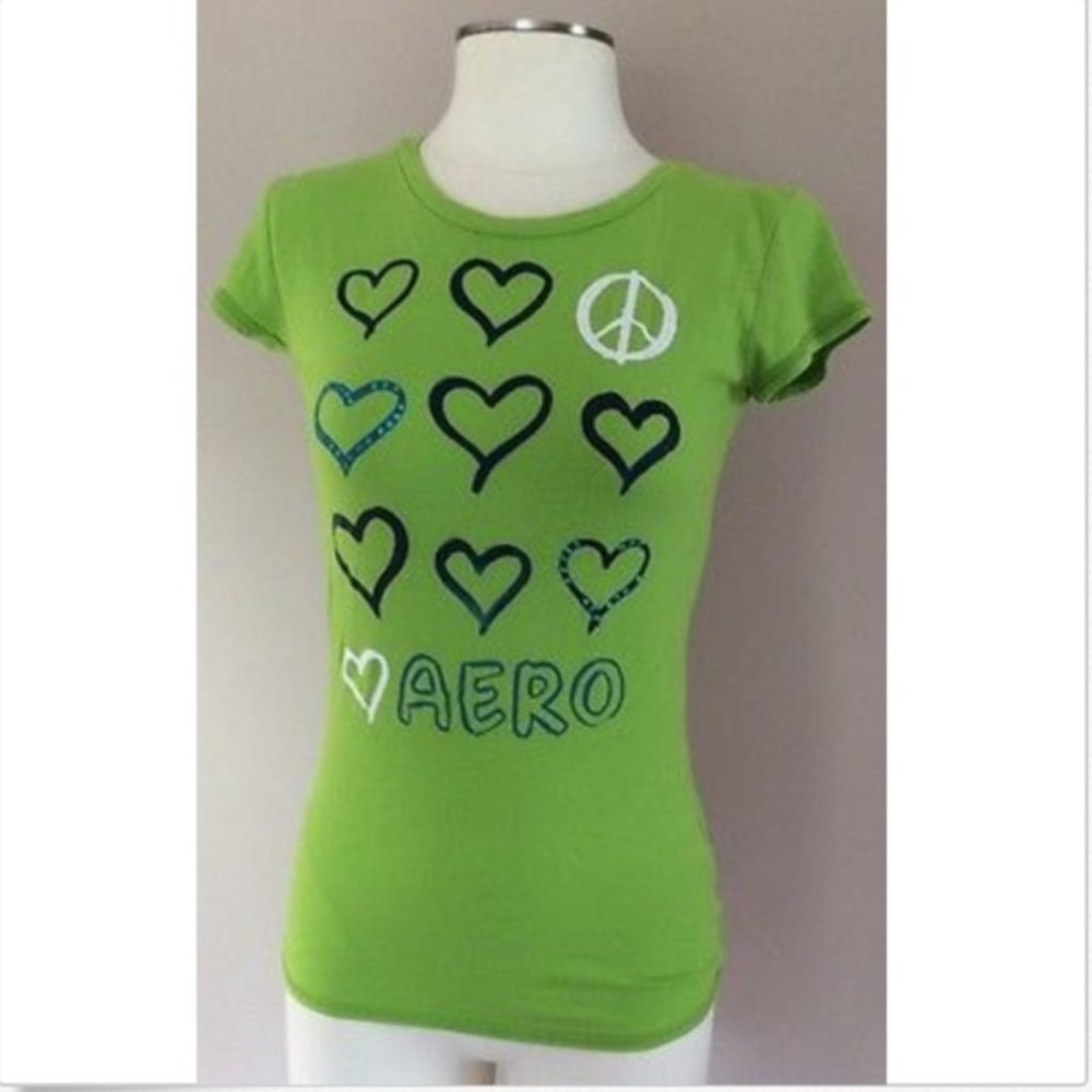 Aero Shirt M Tee Heart Peace